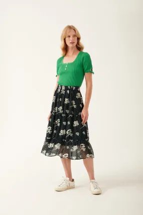 Lizzie Floral Dot Skirt